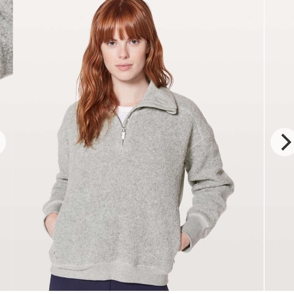 Lululemon Stand Out Sherpa 1/2 zip